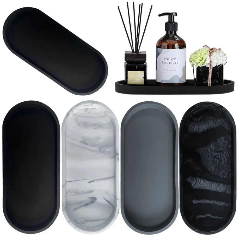 Home Bathroom Essentials - 1Pc Nampan Silikon untuk Meja Rias