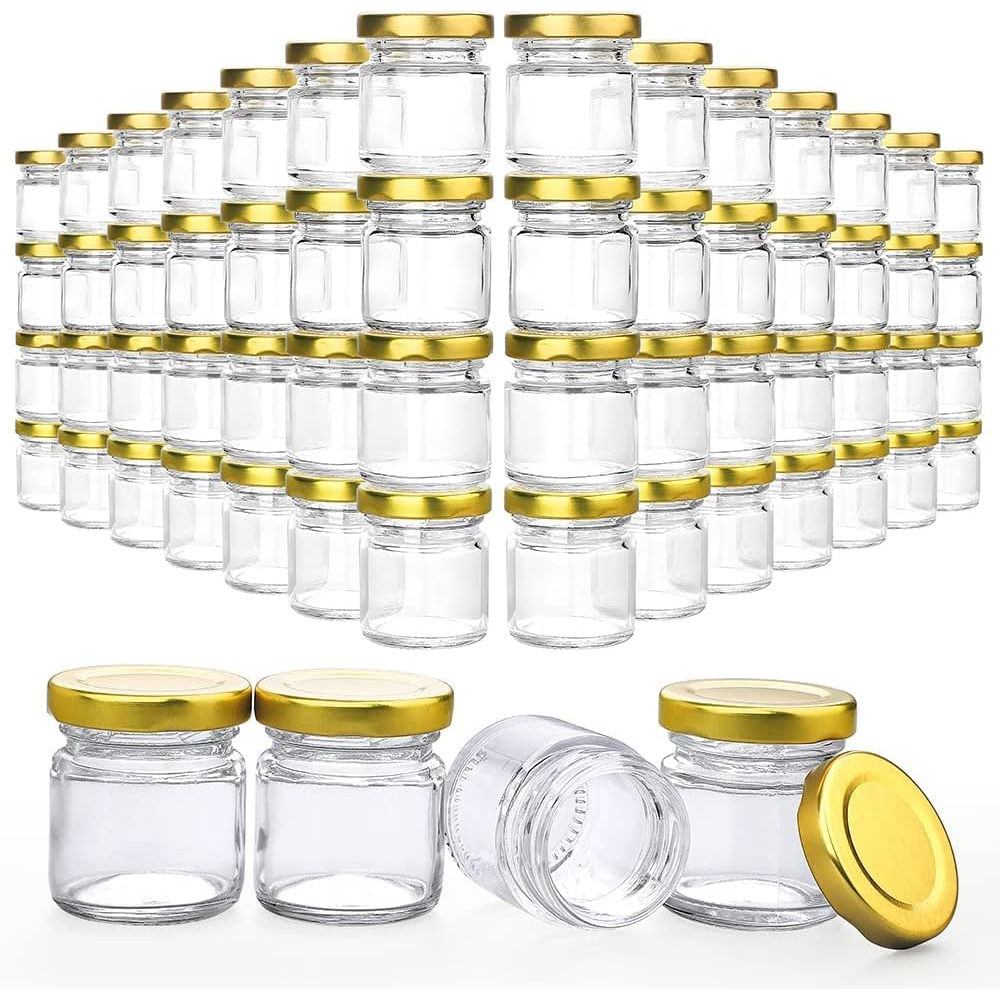 Bath Salts Jar - Stoples kaca kecil dengan tutup, 1.5