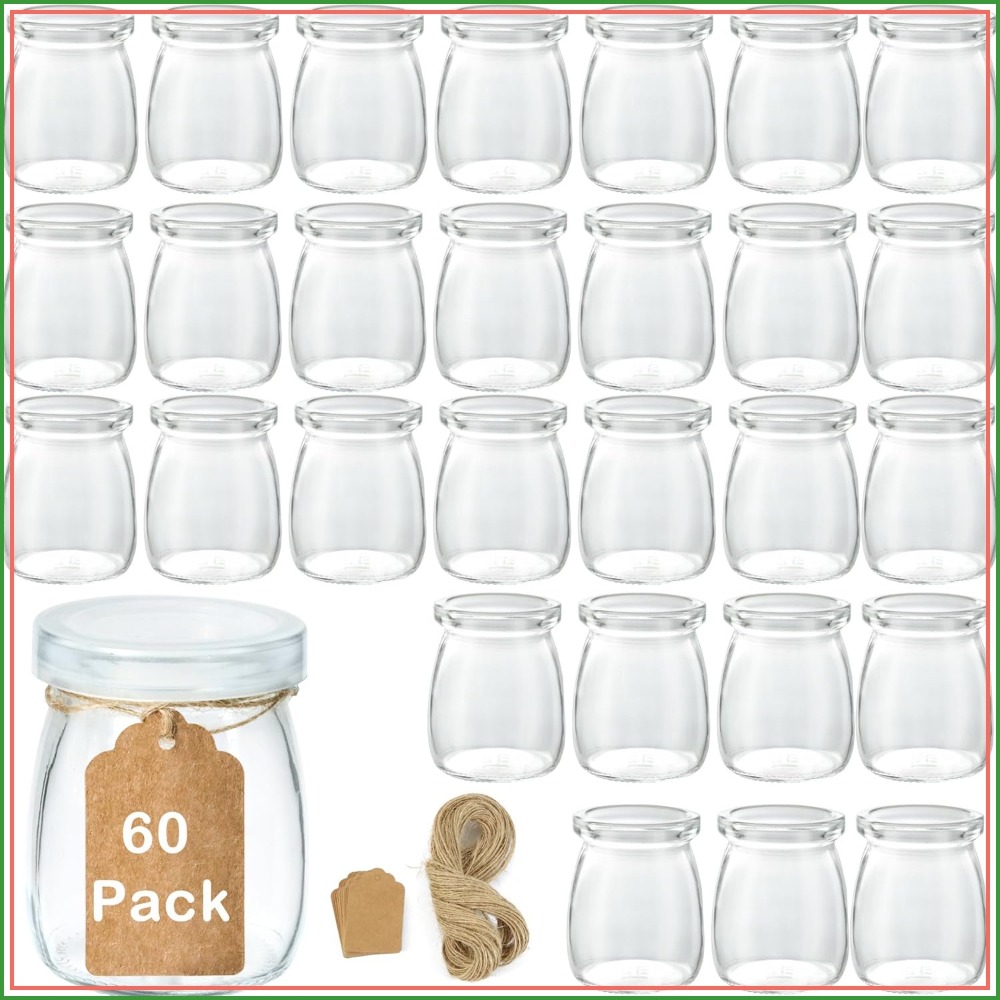 Bath Salts Jar - 60 Pcs Stoples Kaca Mini 3.4