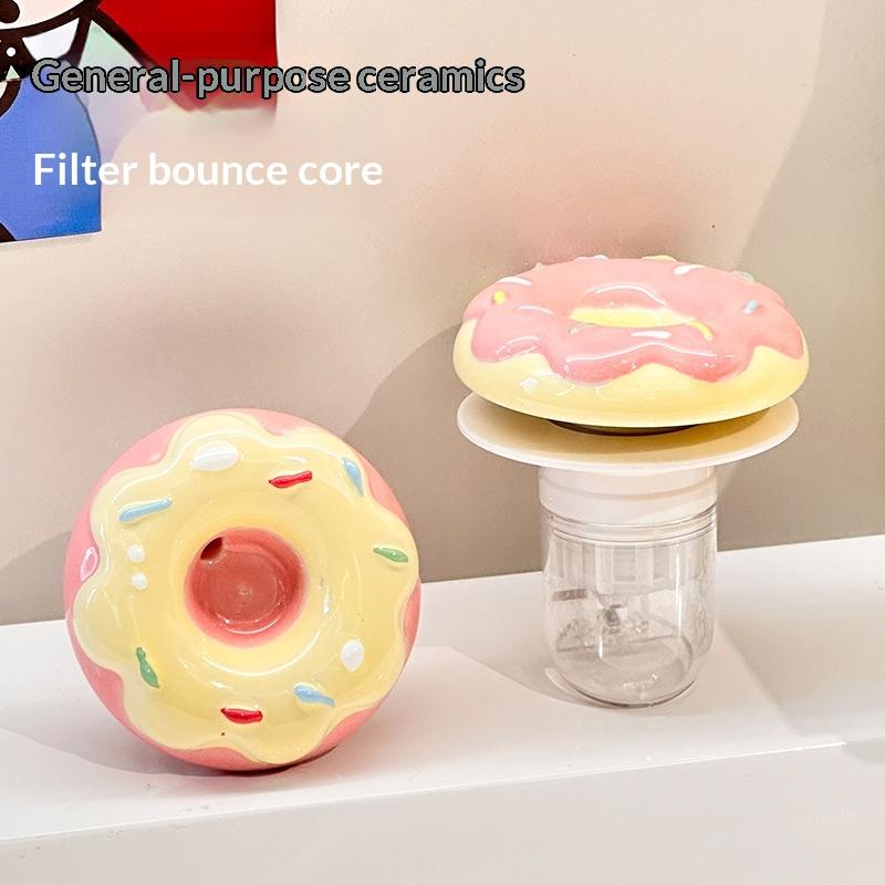 Home Hardware Bathroom Sinks - Penutup Saluran Air Keramik Bentuk Donat