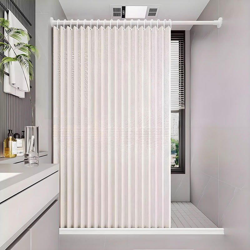 Home Bathroom Partition - Tirai Mandi Magnetik Lipat Tahan Air,