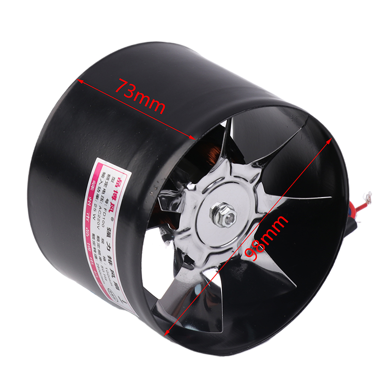 Kipas Ventilasi Udara 4 Inci u - Home Bathroom Extractor Fan ulasan dan harga