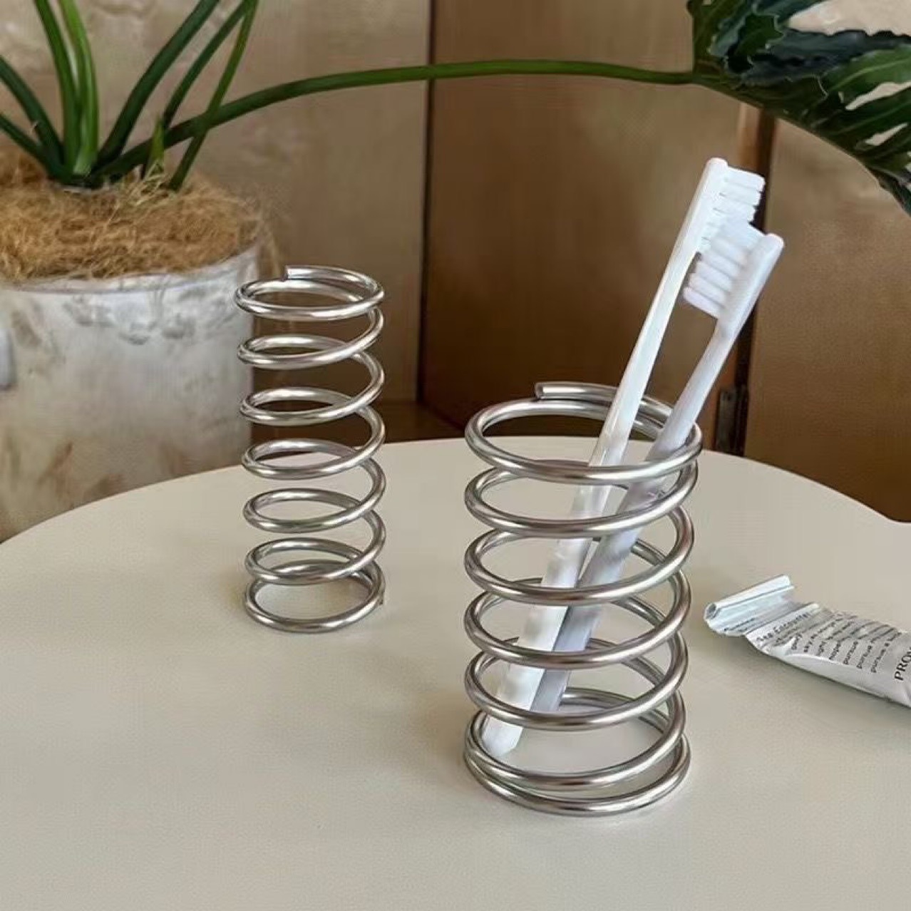 Tempat Sikat Gigi Stainless St - Home Bathroom Essentials ulasan dan harga