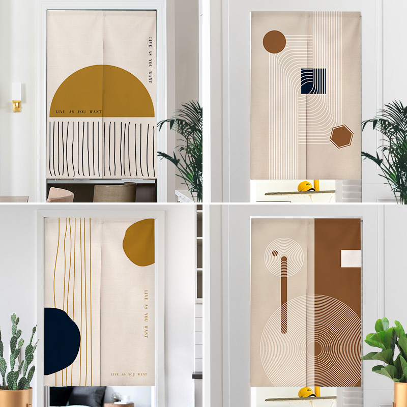 Waby-sabi tirai pintu bergaya, - Home Bathroom Partition ulasan dan harga