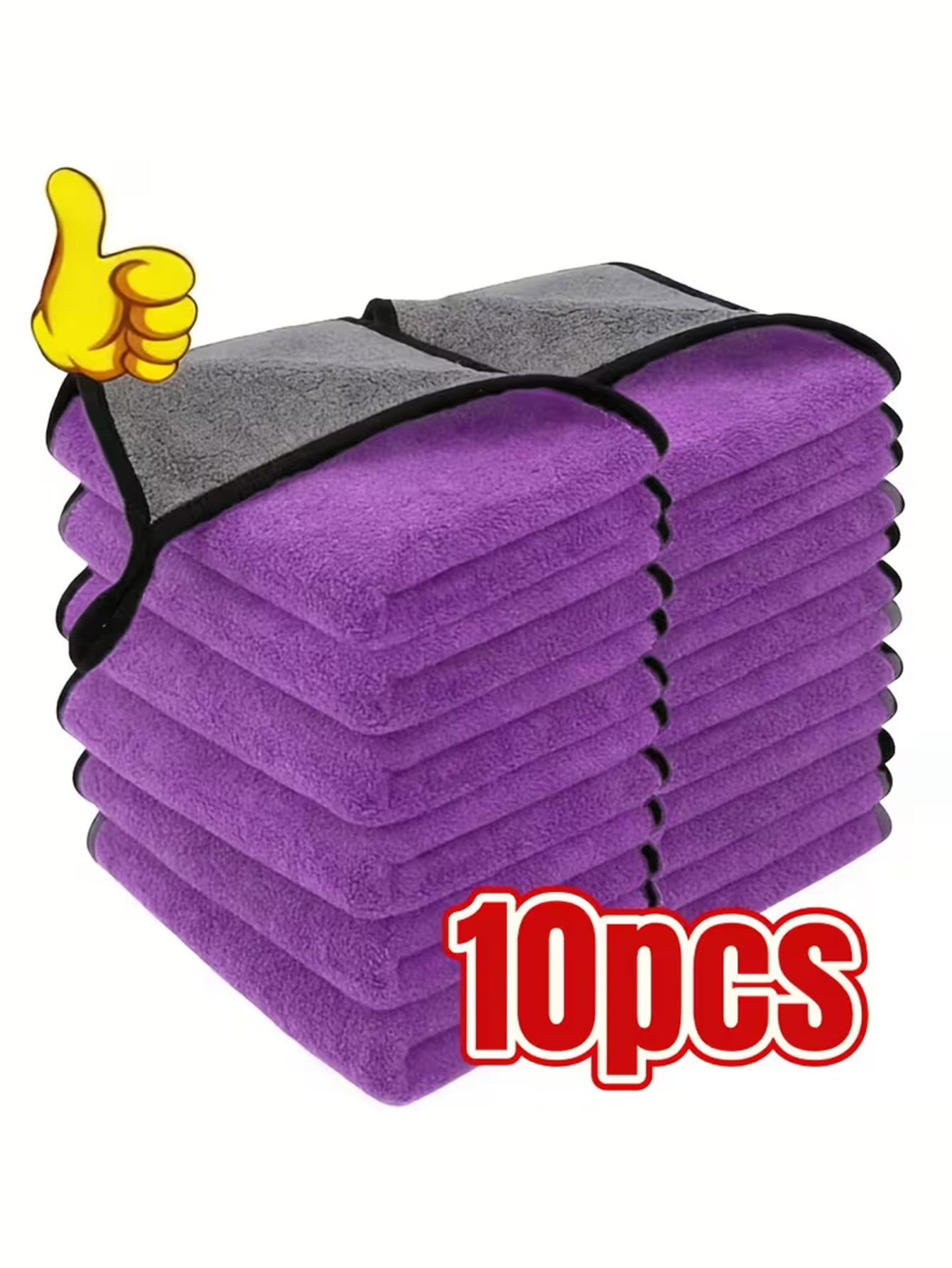 10-Pack Kain Lap Pembersih Mik - Home Bathroom Essentials ulasan dan harga