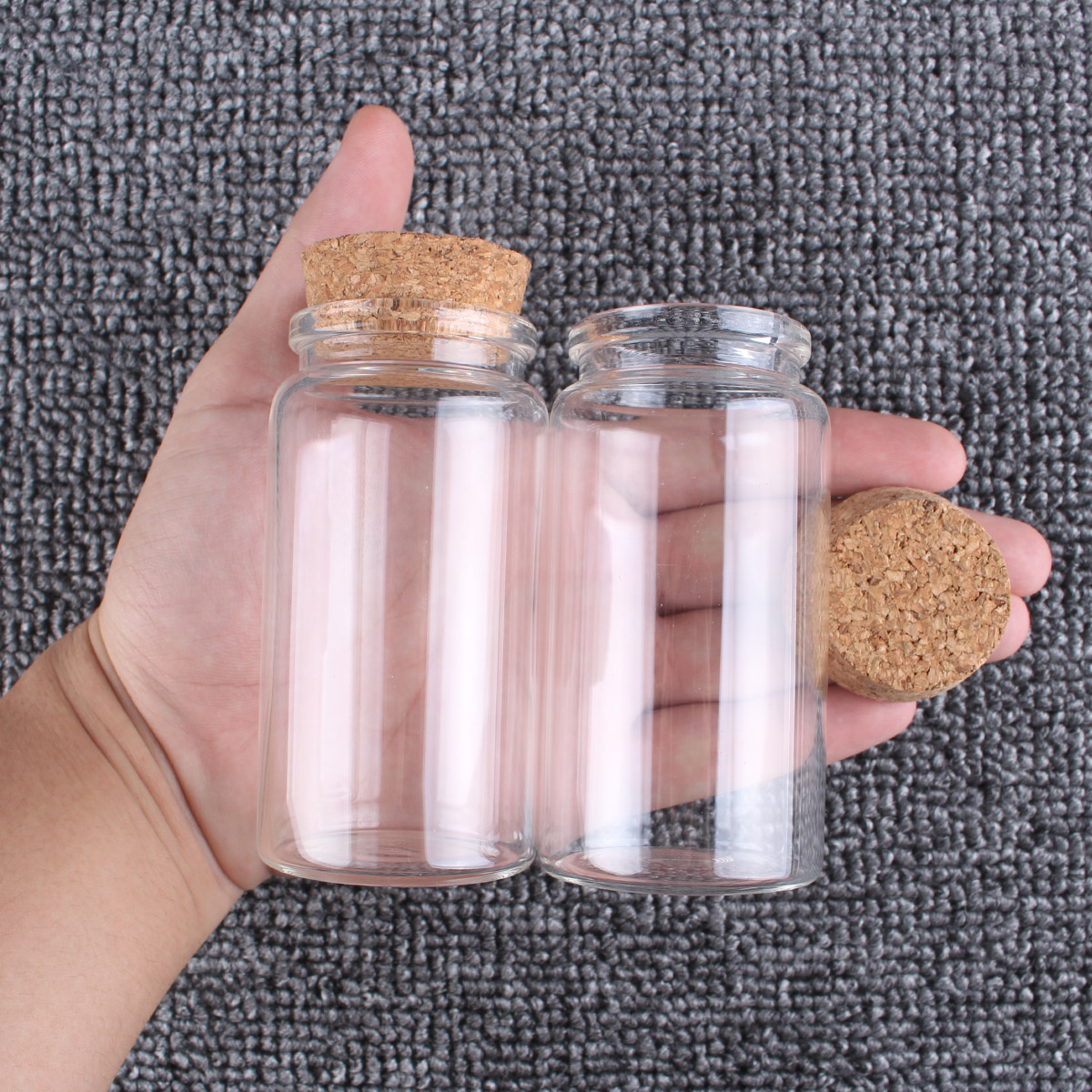 2Pcs/50Ml 60Ml 80Ml 100Ml 120M - Bath Salts Jar ulasan dan harga