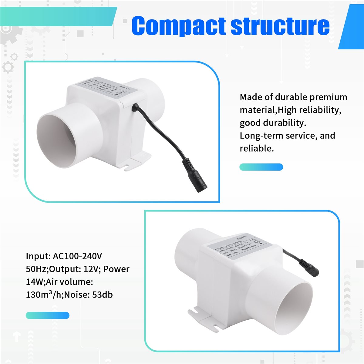 DT81 60mm Kipas Ekstraktor Keb - Home Bathroom Extractor Fan ulasan dan harga