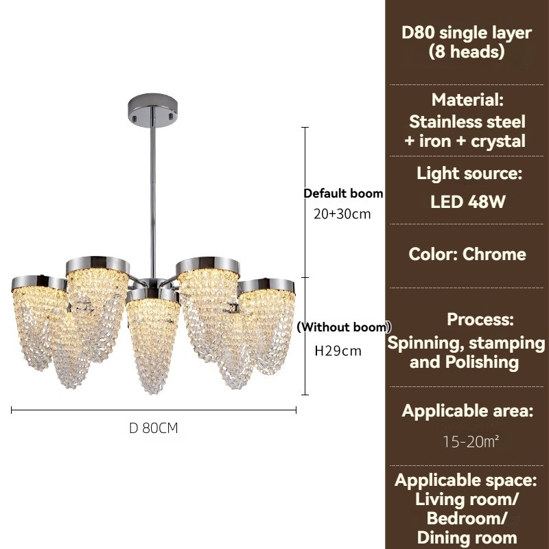 Lampu Gantung LED Kristal K9 P - Home Of The Year Bathroom ulasan dan harga