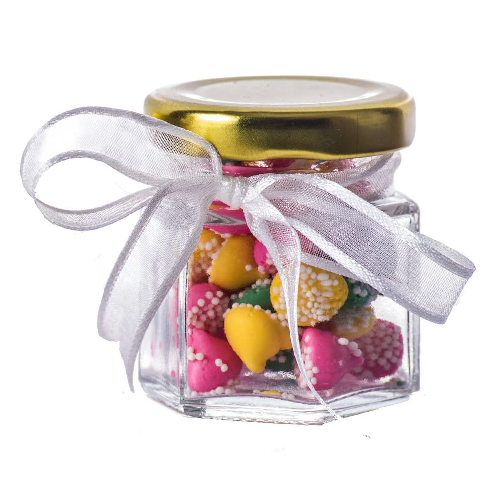 Botol Kaca Segi Enam Kualitas  - Bath Salts Jar ulasan dan harga